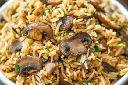 Mushroom Fried Rice Large